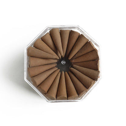 Incense Cone Air Freshener Sandalwood Aroma Rich Home Meditation Fragrance 100Pc