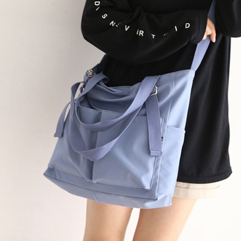 Oxford Women Shoulder Bag Girls College Shopping Crossbody