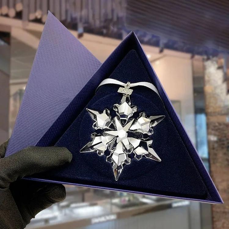 2024 Annual Edition Crystal Snowflake Christmas Ornament Pendant Star Ornaments!