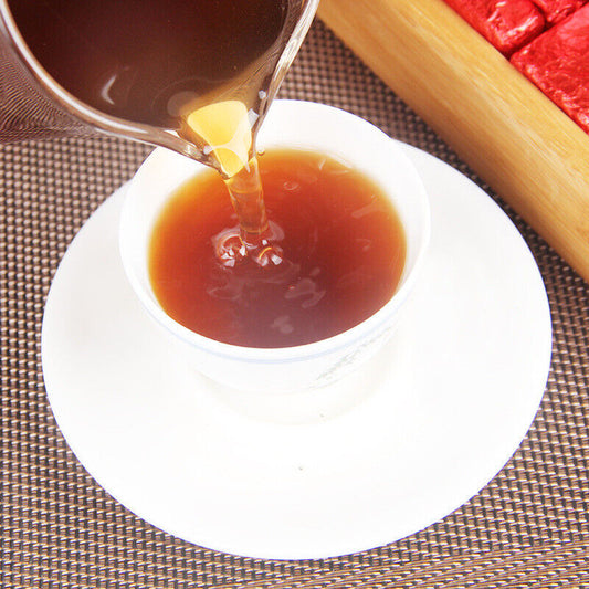 500g Small Golden Pu'er Tea Brick Bulk Small Square Brick Cooked Tea Black Tea