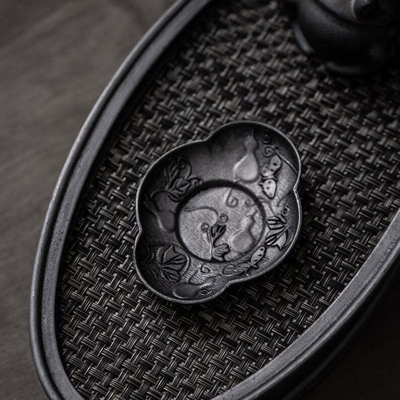 Metal Black Pewter Tea Coaster|Coffee Coasters|Tea Accessories
