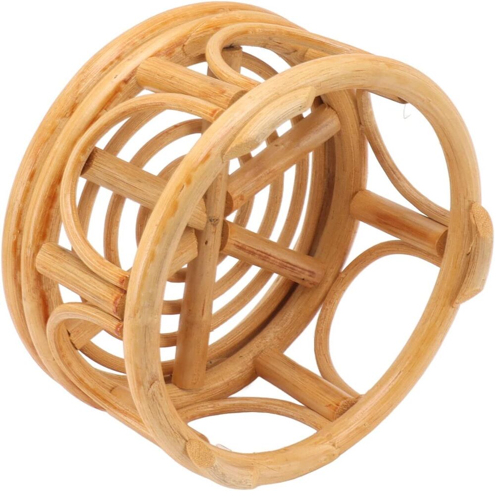 Woven Rattan Wicker Plant Stand Indoor Outdoor Home Office Decoration Gift