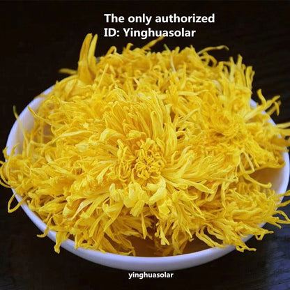 Dried Chrysanthemum Chinese A+ Herbal Tea 中国黄山特级贡菊金丝皇菊花清热去火护肝明目咽喉肿痛