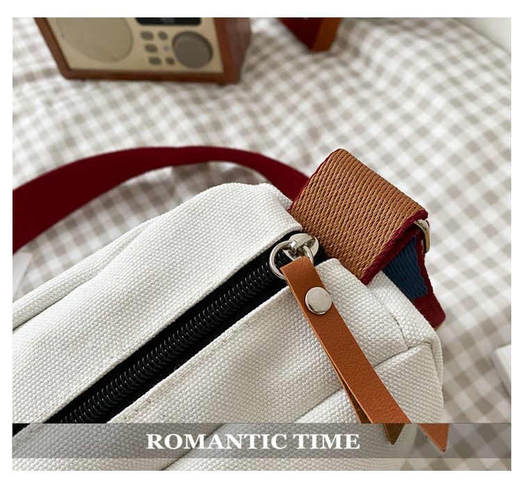 Canvas Shoulder Bag Big Capacity Women Messenger Bag Female Crossbody Bags Solid