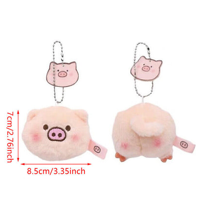 Bentoy Pig Plush Pink Soft Pig Keychain accessories Cute Student Bag Accessories