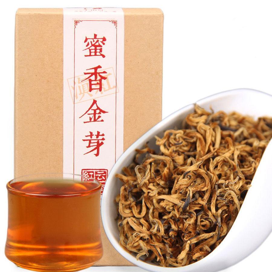 100g 2022/2023 Yunnan Dian Hong Premium Honey Golden Bud DianHong Black Tea