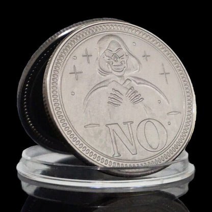 Commemorative Coins Metal Yes No Ouija Gothic Prediction Items USA Morgan Dollar