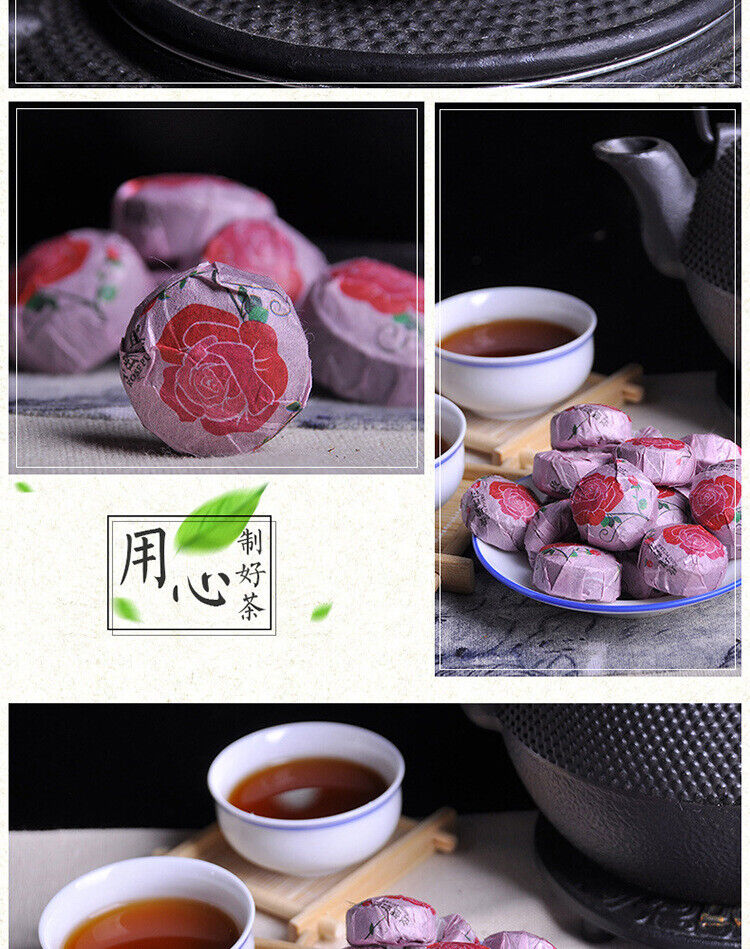 500g Rose Tuo Tea Puerh Ripe Tea Yunnan Rose Mini Tuo Tea Puerh Ripe Tea 1.1lb