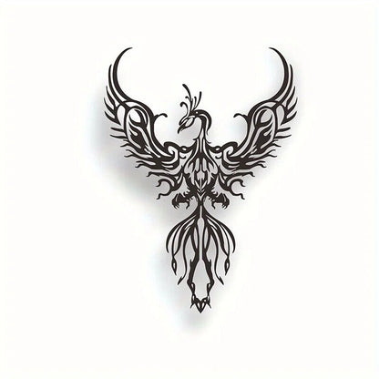 Metal Phoenix Design Hanging Wall Decor, Art Indoor Living Room Wall Decor Home