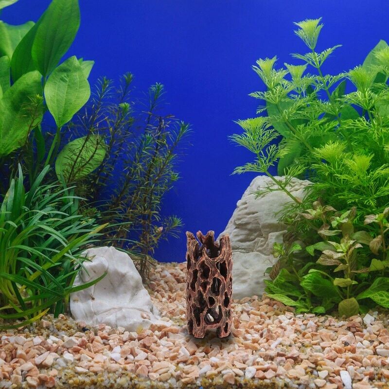 Aquarium Decorations Resin Tank Cave Decor Shrimp Tree Resin Driftwood Ornaments
