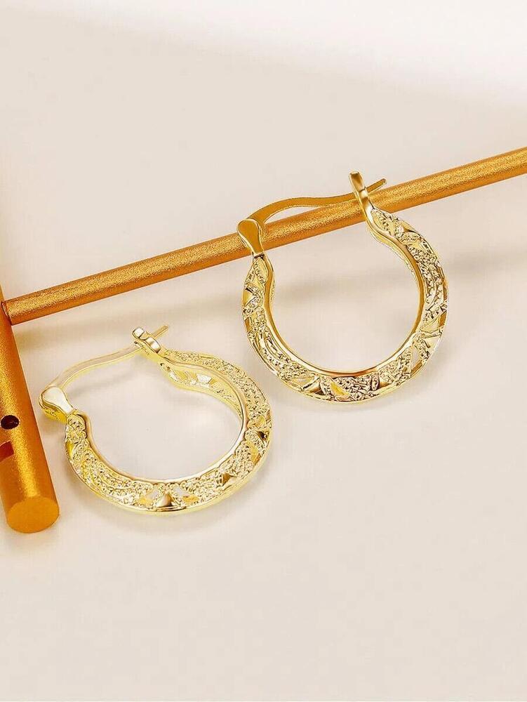 Aretes Argollas En Oro 10k Pendientes Joyerã­a Fina De Moda Regalos Para Mujer