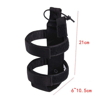 Outdoor Tactical Water Bottle Holder Carrier Bag Kettle Pouch Travel Camping