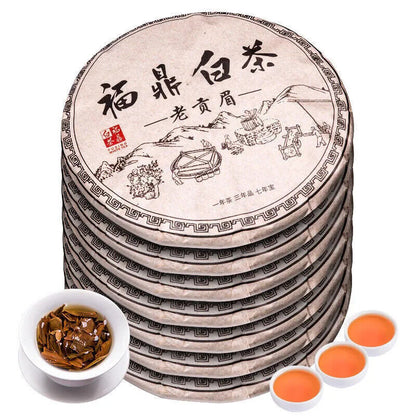 high mountain white tea, aged Fuding white tea, 350g/tablet (two pieces)