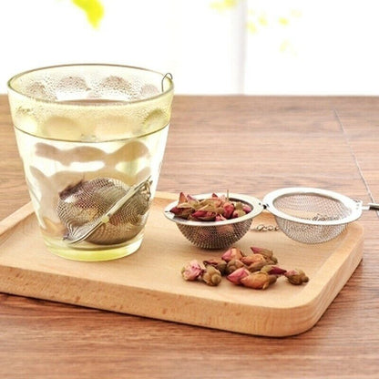Stainless Steel Sphere Spice Tea Ball Strainer Mesh Tea Infuser Filter Tea Tools