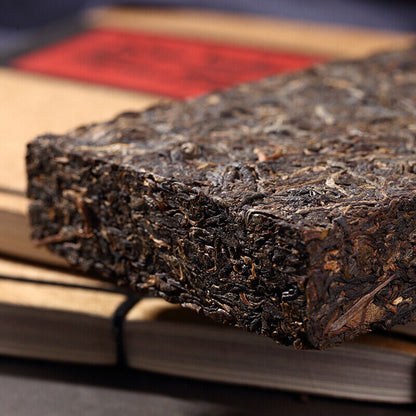250g Bamboo Shell Cha Puerh Brick Tea * Top Menghai Dayi Puer Tea Brick Cha