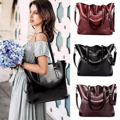 Womens Faux Leather Handbags Shoulder Purse Messenger Satchel Crossbody Tote Bag