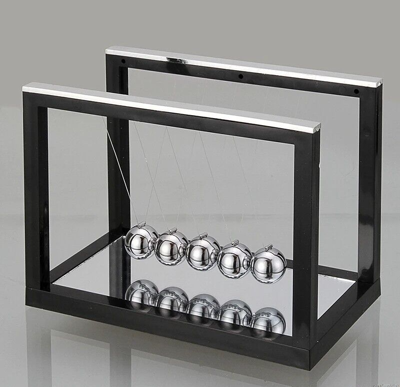 Educational Desk Toy Early Fun Development Gift Newton Cradle Steel Balance Ball