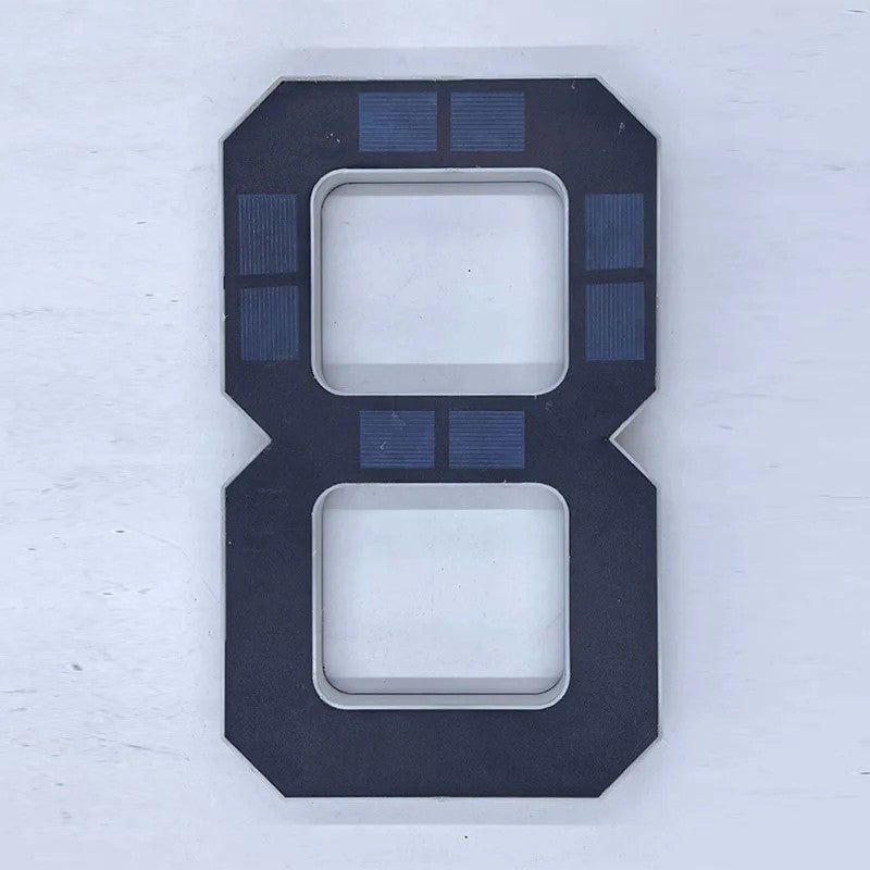Solar House Number Lights Light Sensor House number Modern Led Address Sign