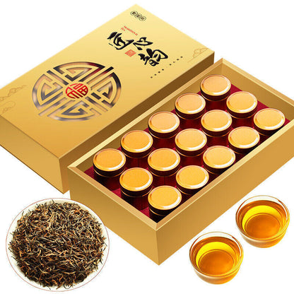 Authentic Wuyi Black Tea Small Gold Cans In Cans 正宗武夷红茶礼盒装 龙凤呈祥小金罐罐装金骏眉250g