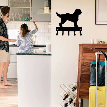 Cockapoo Key Rack Hanger Wall Mounted Hook Up Hanger Artwork Shape Decoration