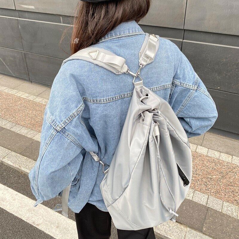 Women Backpack Nylon School Bags Teenage Girls Backpacks Female Bagpack