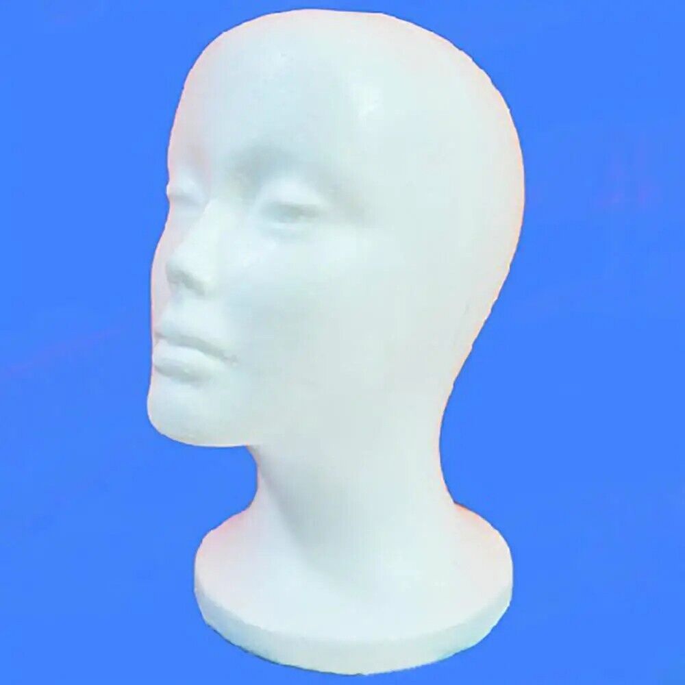 Head Model Mannequins Foam Female Hats Wig Display Stand Jewelry Glasses Holders