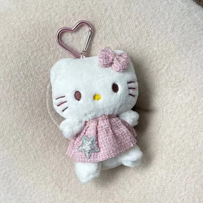 Cartoon Hello Kitty Doll Girl School Bag Pendant Creative Doll Pendant Keychain