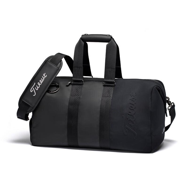 Golf Clothing Bag Men Women Shoulder Wear-Resistant PU Material Sports Handbag