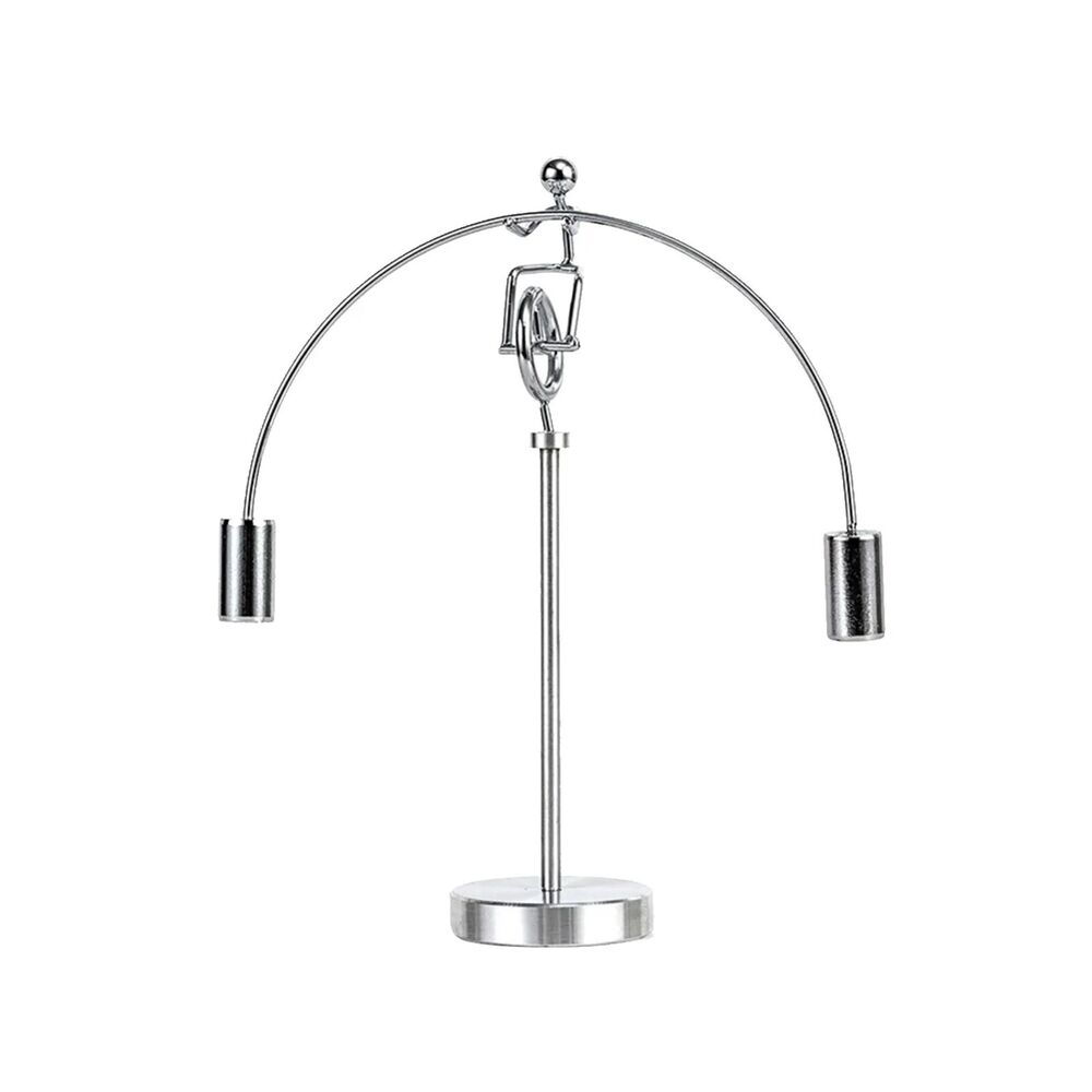 Balance Toys Ornaments Stainless Steel Swing Tumbler Rotating Kinetic Home Decor