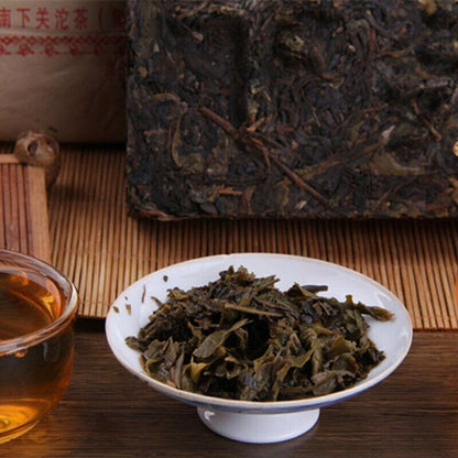 Puer Tea Brick Raw Xiaguan Baoyan Pu-Erh Xia Guan Flame Tibetan Tea 250g