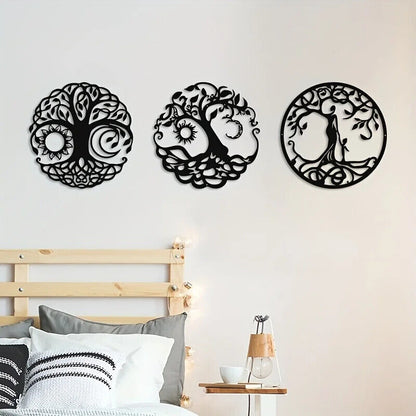 Tree Of Life Wall Art Decor, Metal Tree Of Life Wall Decor Garden Sculpture