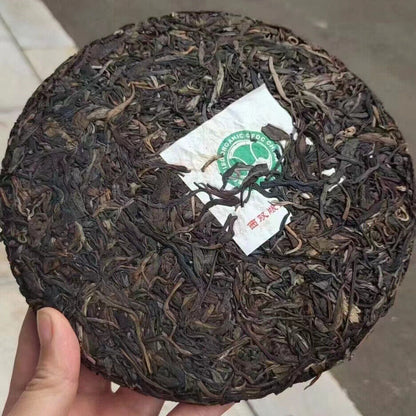 357g Yunnan Banzhang King Pu-erh Raw Tea Cake 2003 Organic Old Puerh Cake Tea