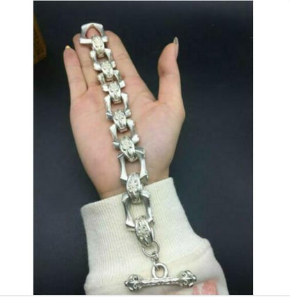 2021 Fashion tibet silver Men / girl Hand delicacy Statye Bracelet