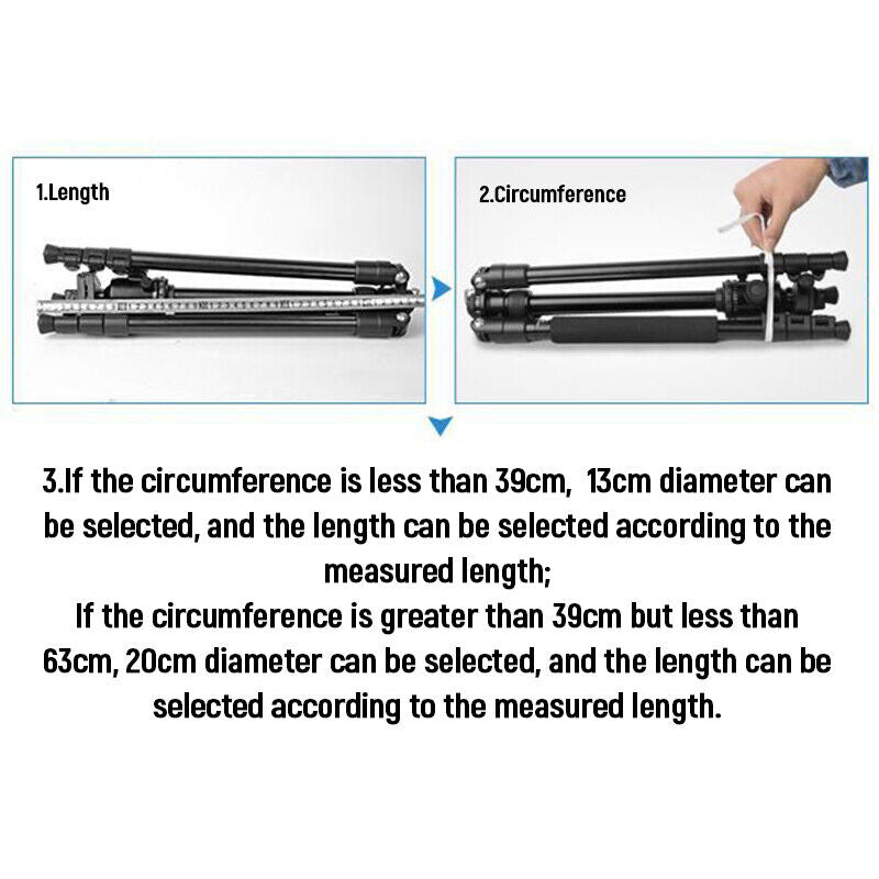 40-120cm Tripod Bag Stand Storage Bag Light Travel Shockproof Padded Carry Case