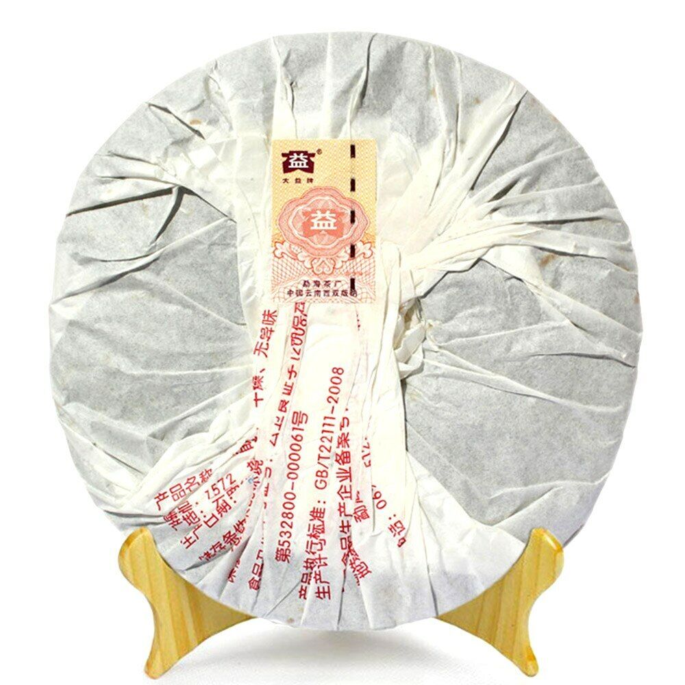 2009 TAETEA 7572 Random Batch Ripe Puer High Quality Shu Puerh 357g
