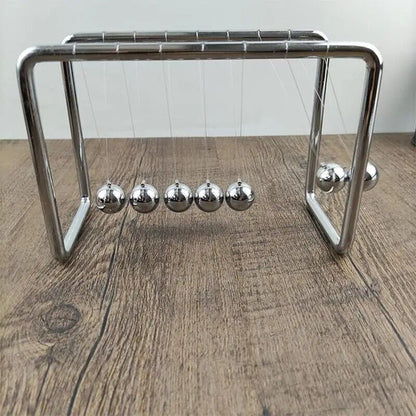 Newton Cradle Balance Steel Balls Desk Toy Science Pendulum School Teaching Tool