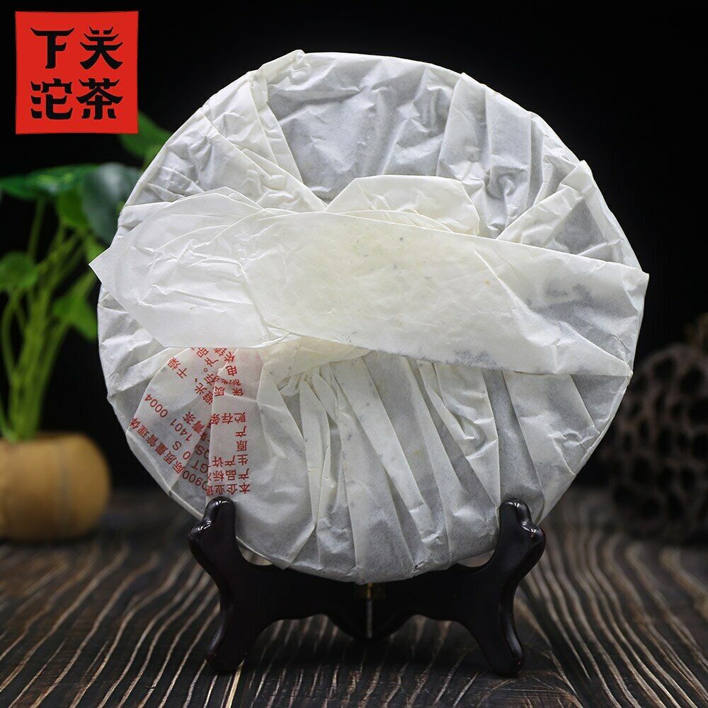 357g Chinese Puer Xiaguan 2013 Puh Er Pine Crane Qizi Shen Puer Chinese Tea Cake
