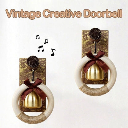 Shopkeepers Bell Japanese Wooden Doorbell Wireless Door Entrance Chimes 13x6.5cm