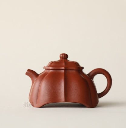 180cc Handmade Purple Sand Tea Pot in Yixing, China Juni Yuling Gongfu Hu Tea Pot-