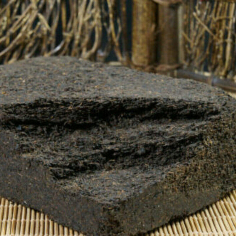 500g Aged Liubao Tea Black Tea Dark Tea Liu Pao Rice Black Brick Tea Guangxi