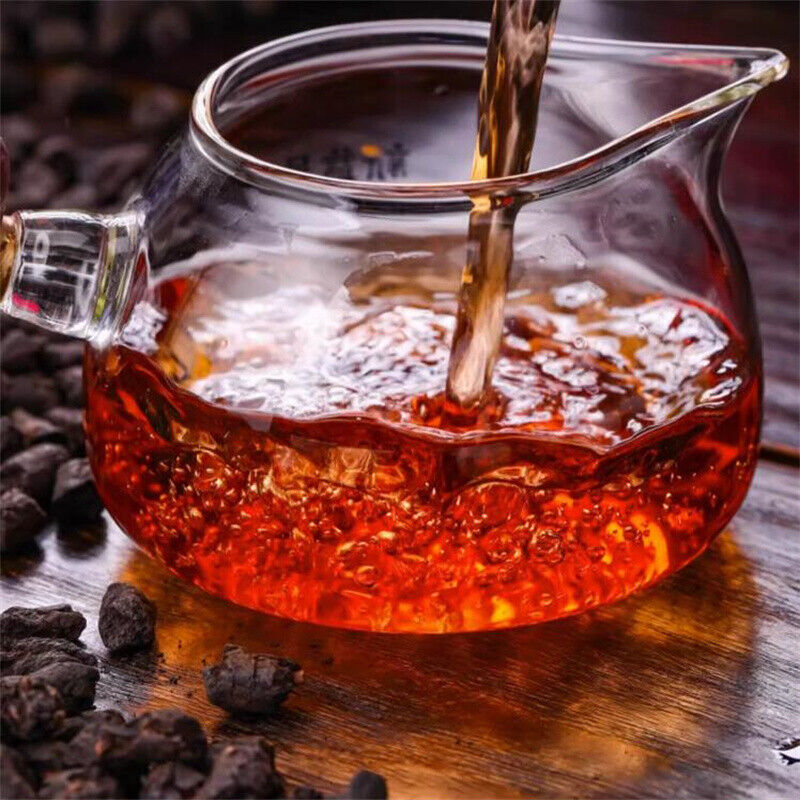 Ripe Pu-erh Tea Packing GiftCooked Puerh Tea Handmade Bamboo Basket Yunnan 500g