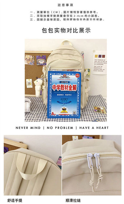 Cartoon Pochacco Casual Backpack Schoolbag Student Travel Bag Handbags Unisex