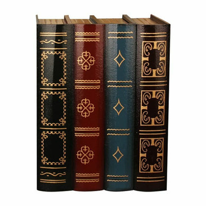 False Book Box Vintage Storage Props Jewelry Storage Wooden Antique Classic Bins