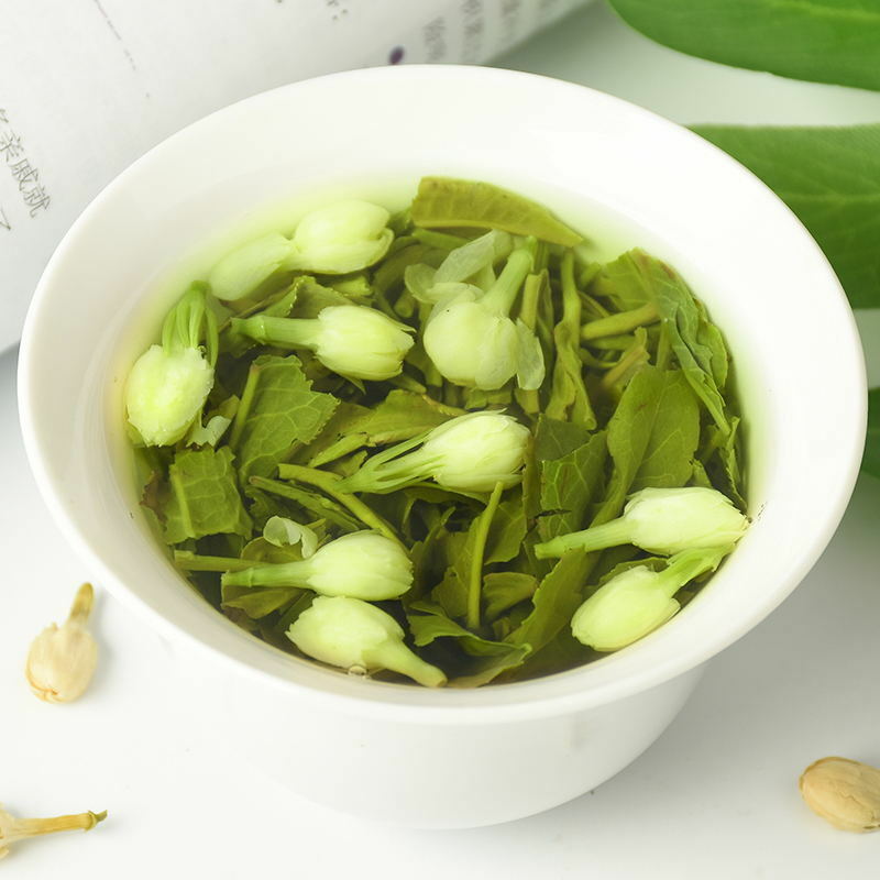 125g 2023 Chinese Green Tea Loose Leaf Dried Jasmine Tea Gift Pack