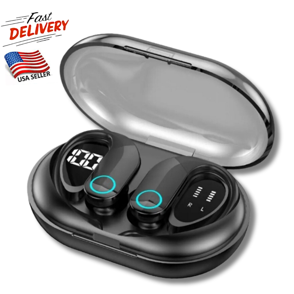 Earbuds Sport Headset Bone Conduction Headphones Bluetooth 5.2 Wireless Open-Ear