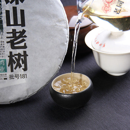 Chinese Haiwan 2018 Shen Pu'er Tea Batch 181 Shen Shan Lao Shu Raw Puer Tea 500g