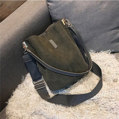 Bucket Shoulder Bag Single Shoulder Large Capacity Messenger Broadband Handbag