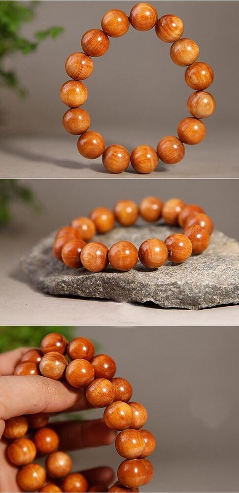 10-20mm beads Wooden Bracelet Raja Kayu Wood Agathis Alba Bead Mala Prayer Beads