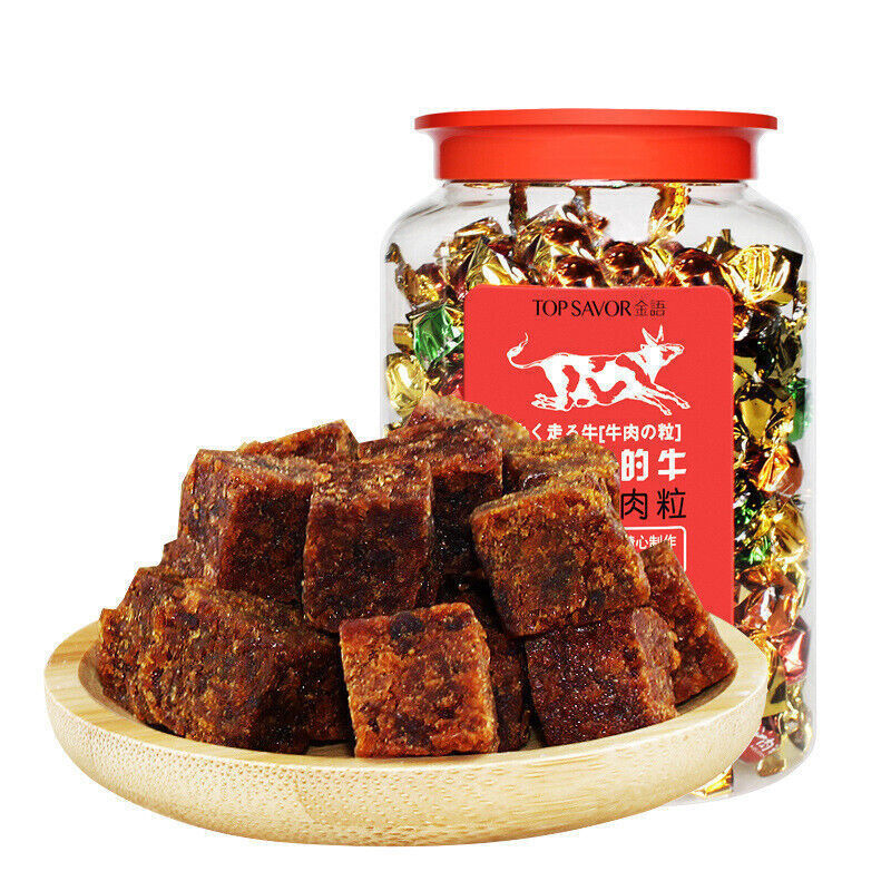 五香牛肉粒 260g 香辣糖果装小零食 休闲办公室解馋食品 Spiced Beef Cubes Snack Food