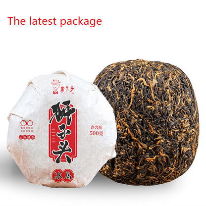 500g Red Black Tea Gold Lion Head Tea Gold Gold Melon Tuo Cha China Dianhong Tea